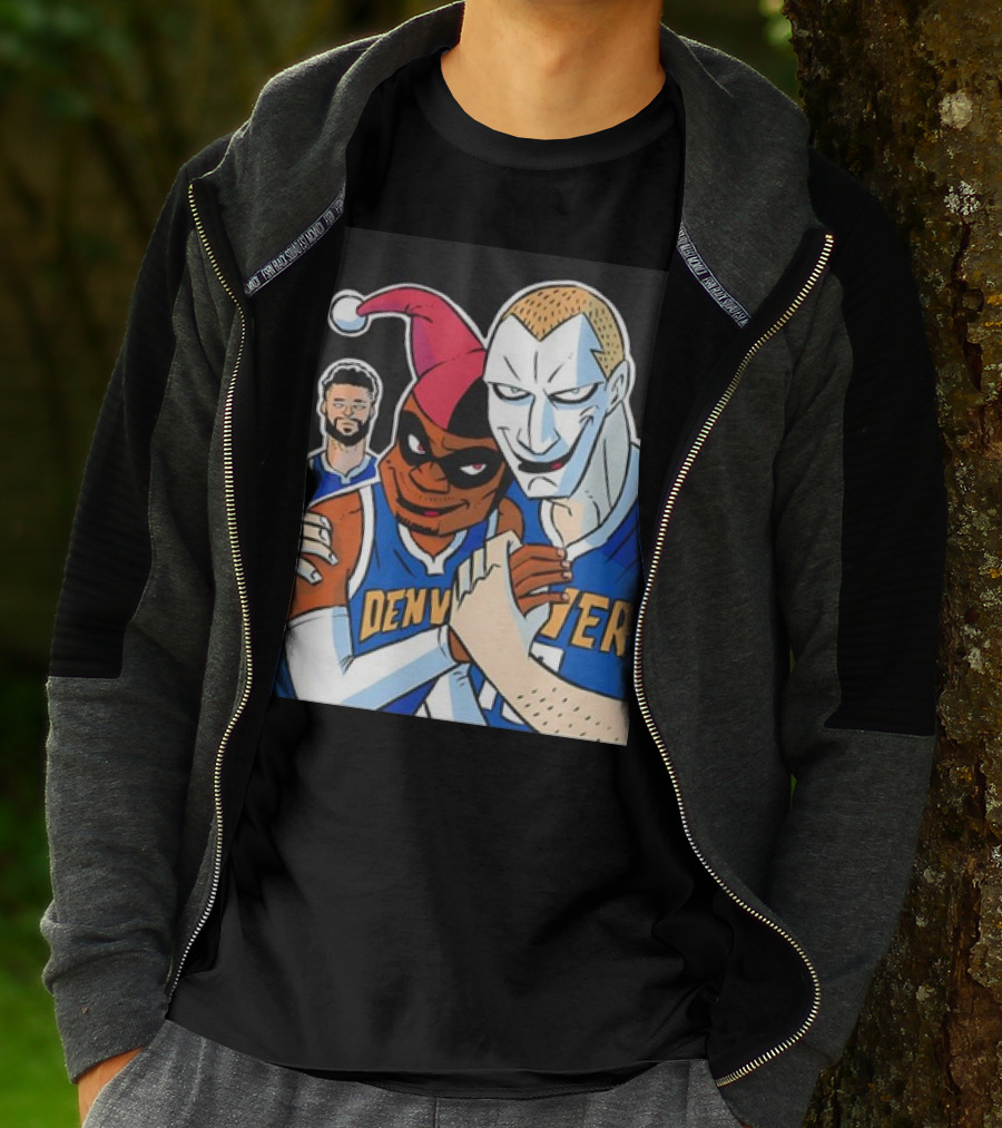 Jokic Russ Jokic Russell Westbrook Denver Nuggets Basketball Jokic Comic T-Shirt