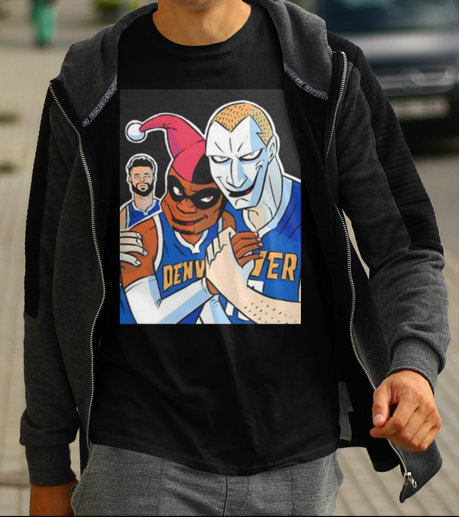 Jokic Russ Jokic Russell Westbrook Denver Nuggets Basketball Jokic Comic T-Shirt