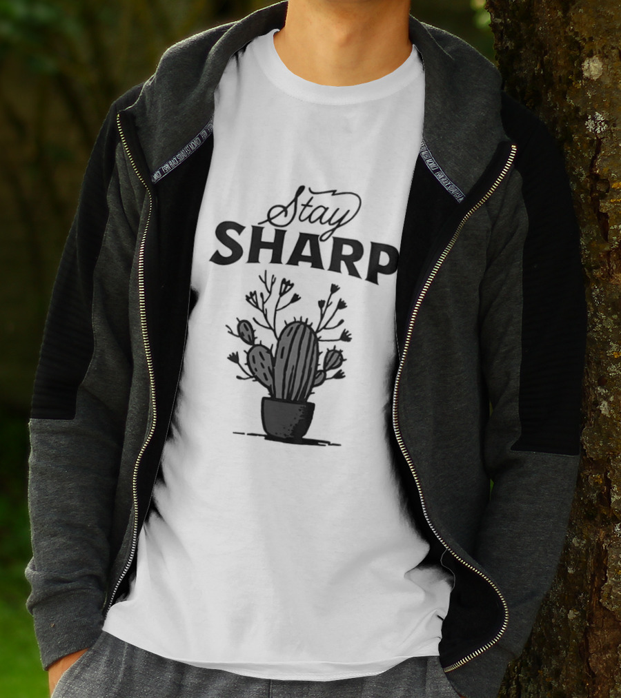 Stay Sharp Cactus T-Shirt