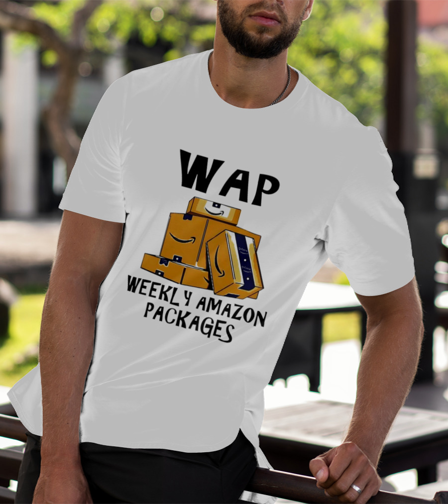 WAP Weekly Amazon Packages Box Stack T-Shirt