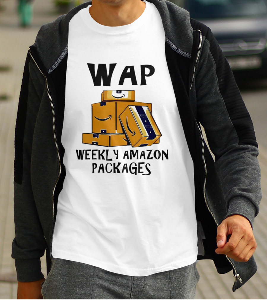 WAP Weekly Amazon Packages Box Stack T-Shirt