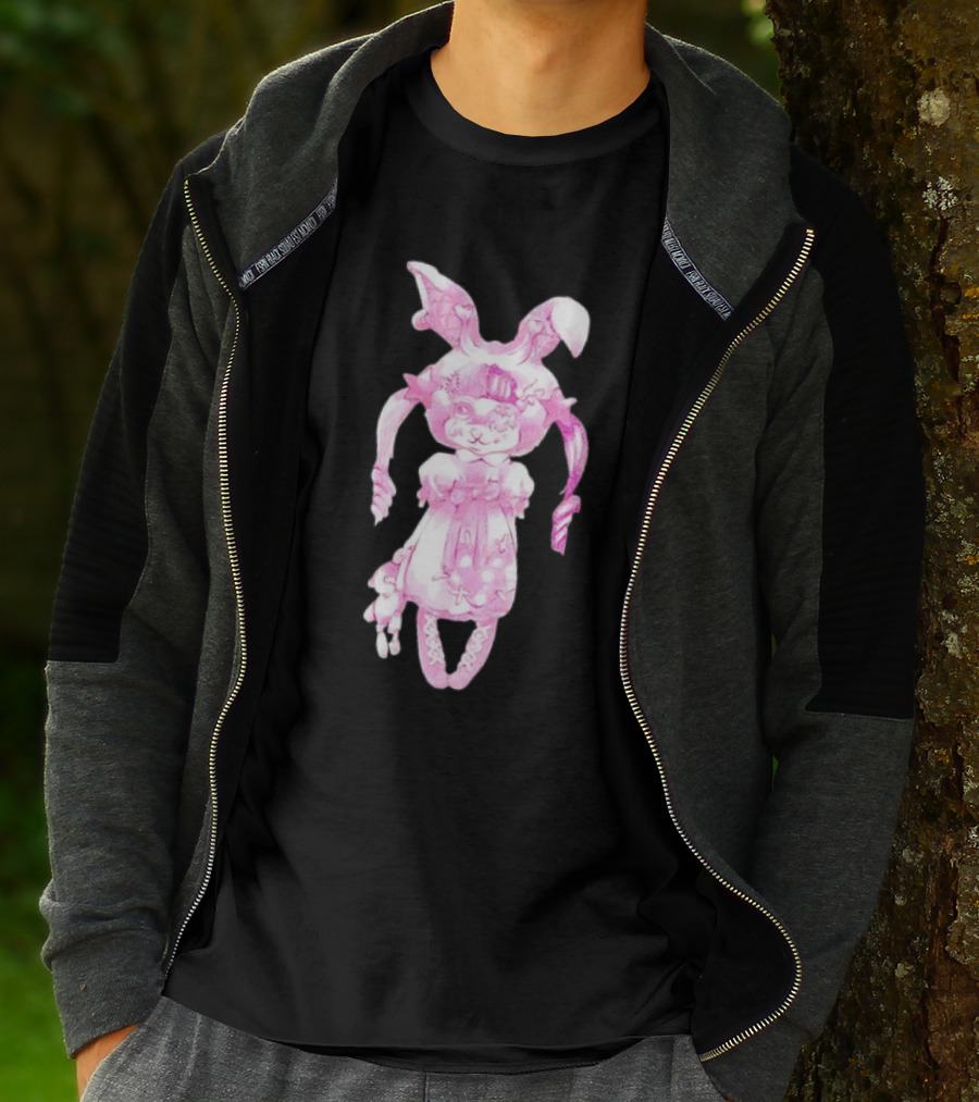 Crybaby Bunny Pink Doll Character T-Shirt