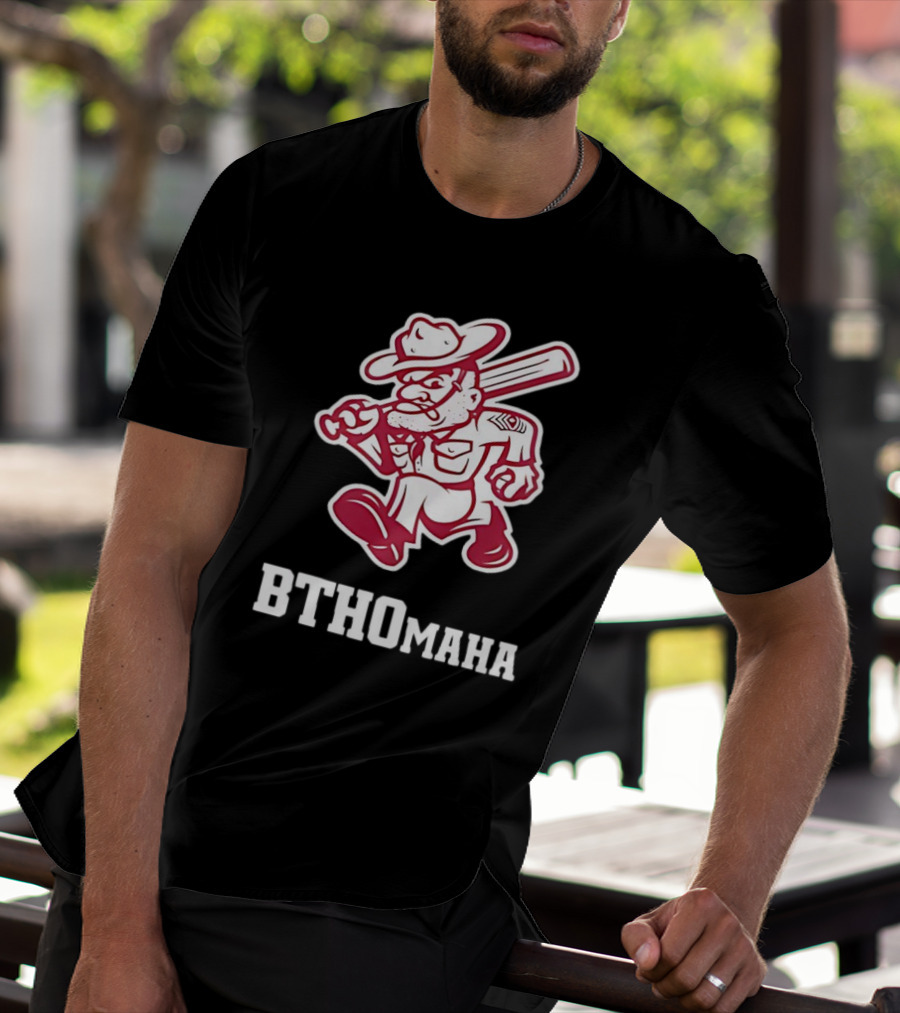 Texas A&M Aggies BTHOmaha Baseball Mascot T-Shirt