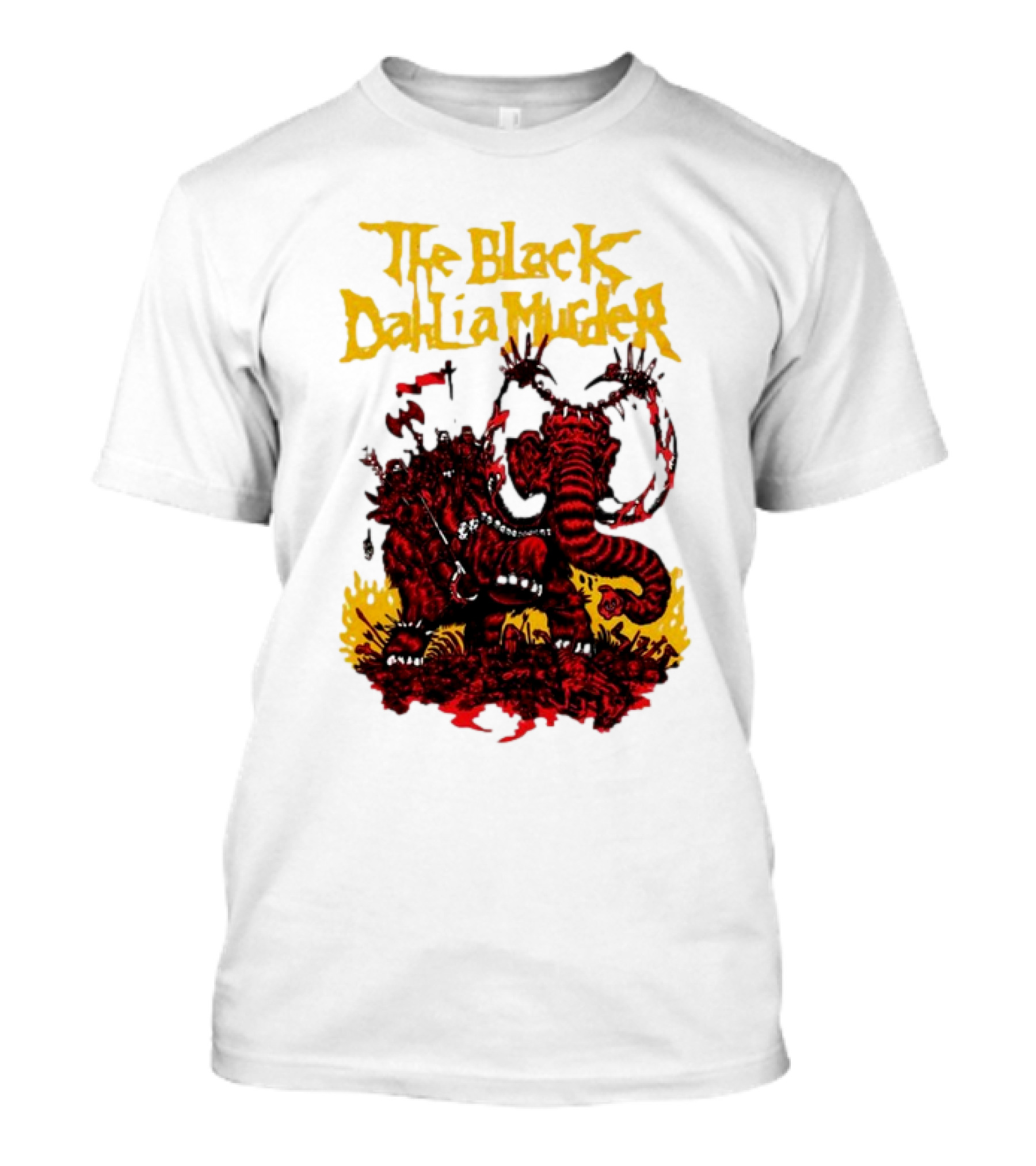 The Black Dahlia Murder Red Mammoth Battle Scene T-Shirt