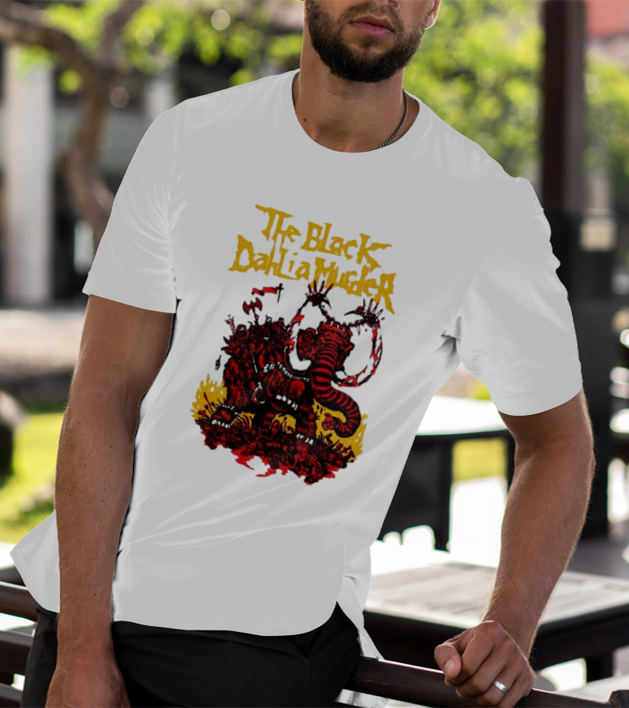 The Black Dahlia Murder Red Mammoth Battle Scene T-Shirt