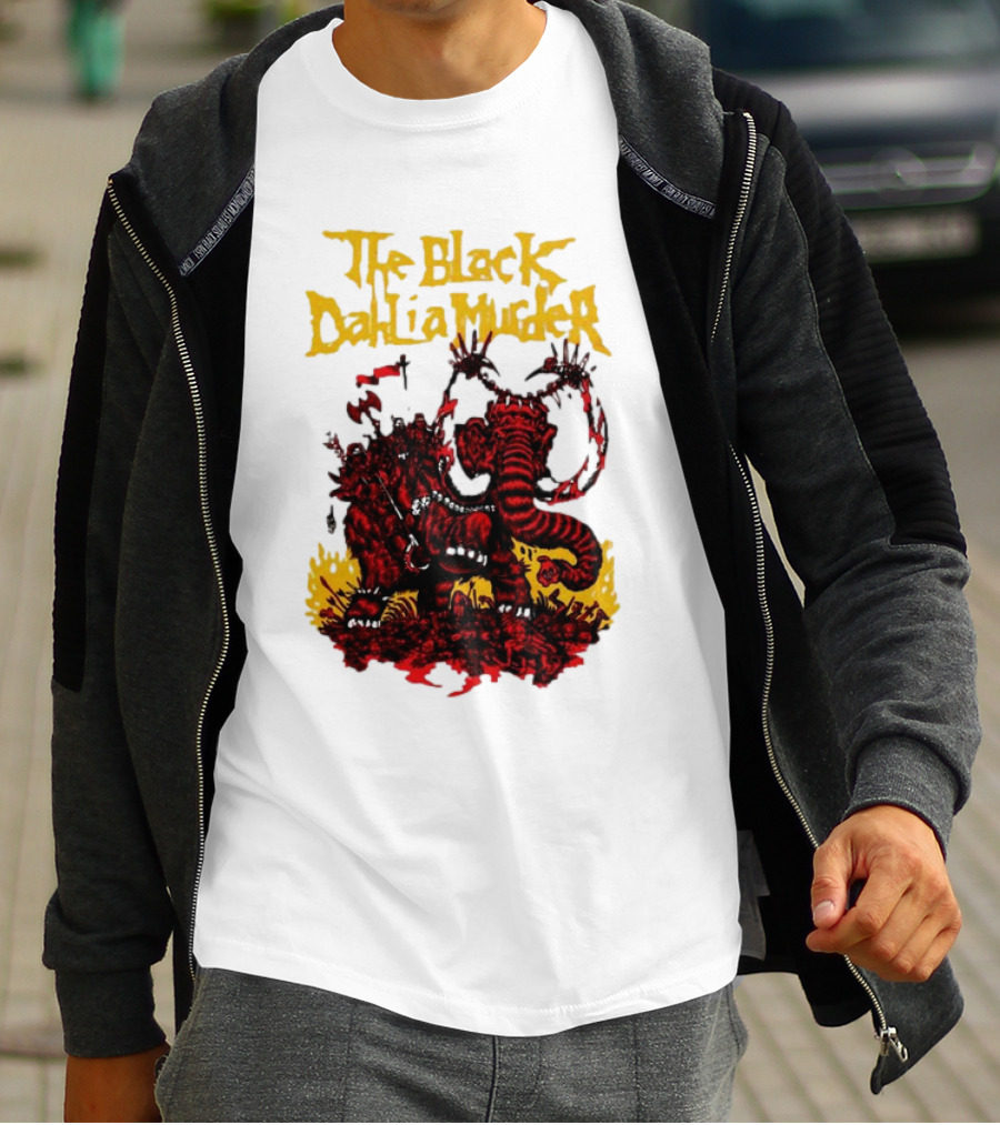 The Black Dahlia Murder Red Mammoth Battle Scene T-Shirt
