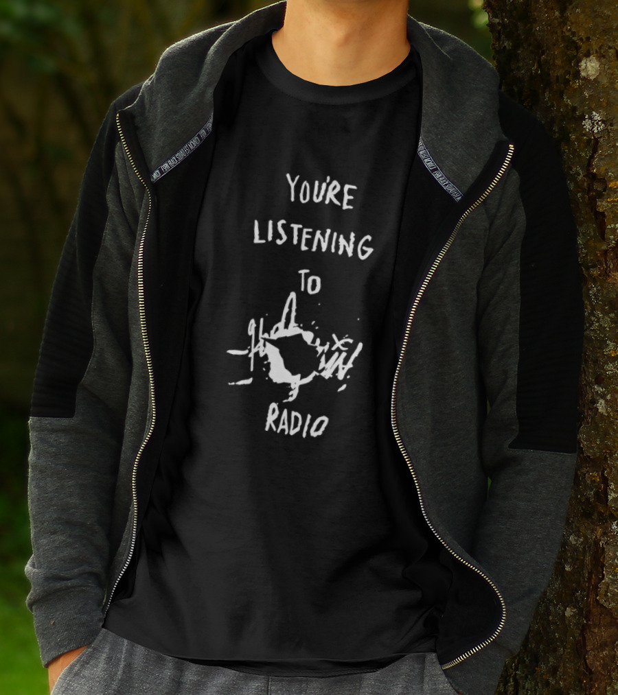 You’re Listening To Radio Static Distortion Subtle Grunge T-Shirt
