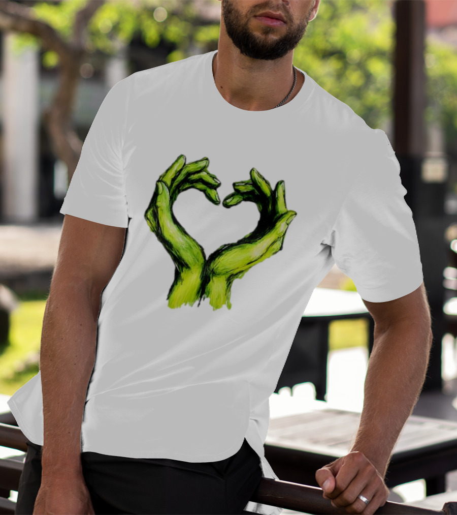 Green Hands Heart Love T-Shirt
