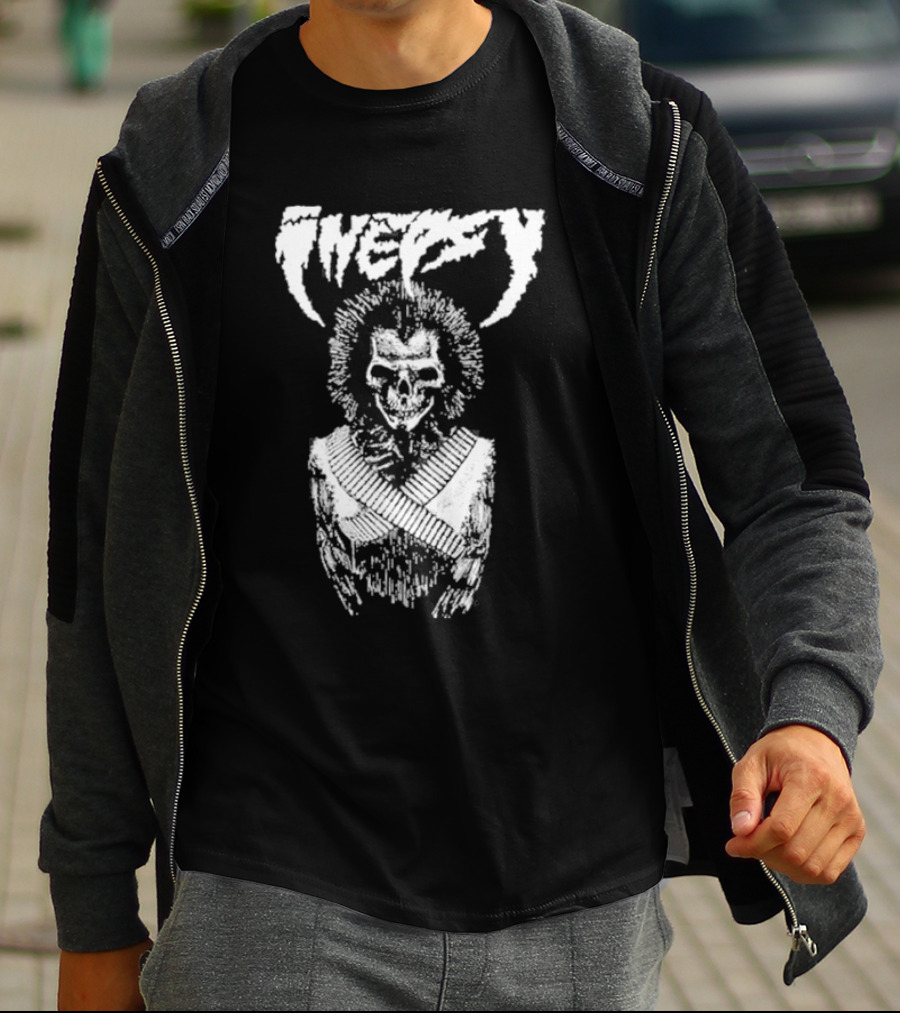 Inepsy See You In Hell Skeleton Bandolier T-Shirt