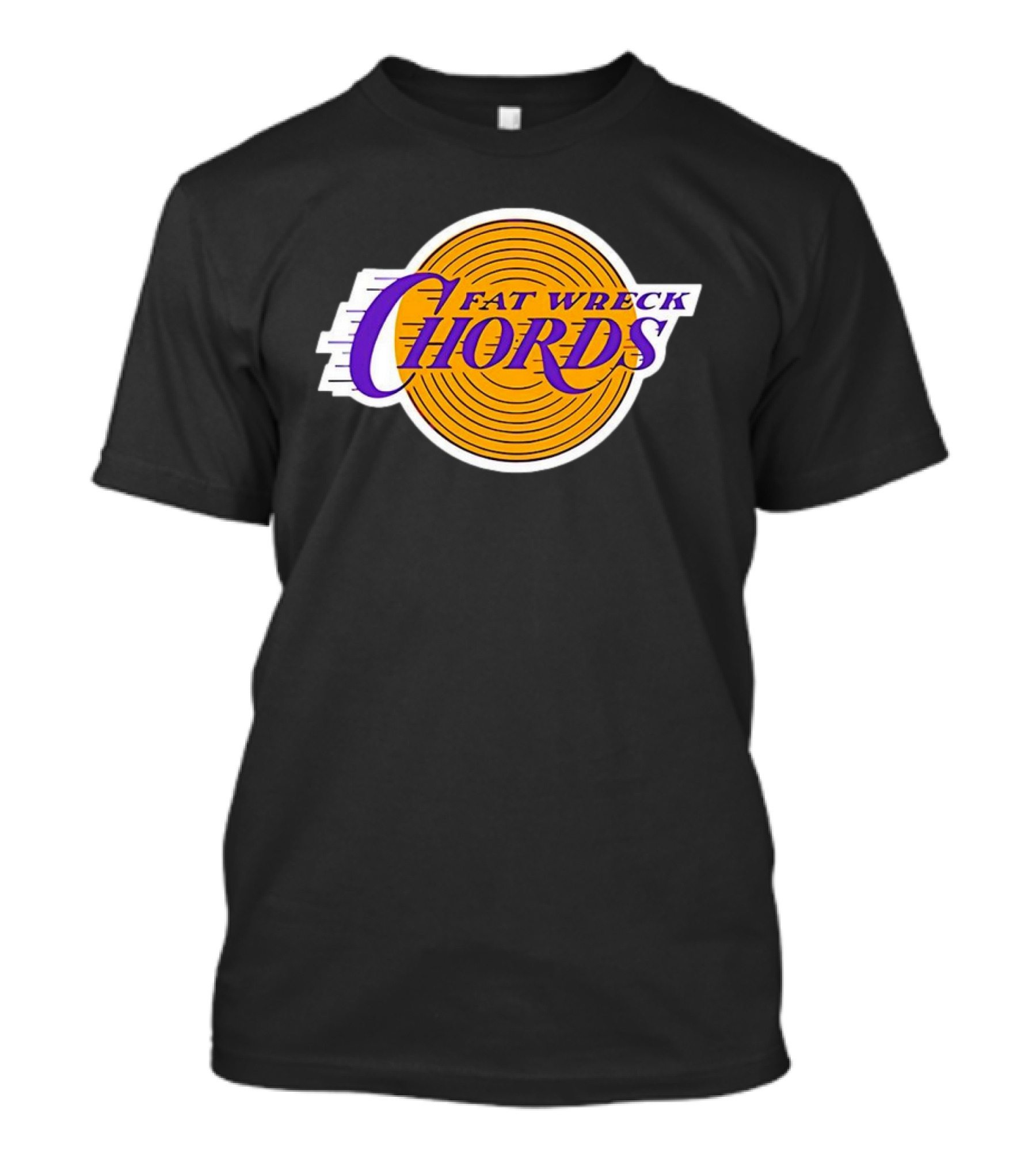 Los Angeles Lakers Fat Wreck Chords Logo San Pedro T-Shirt