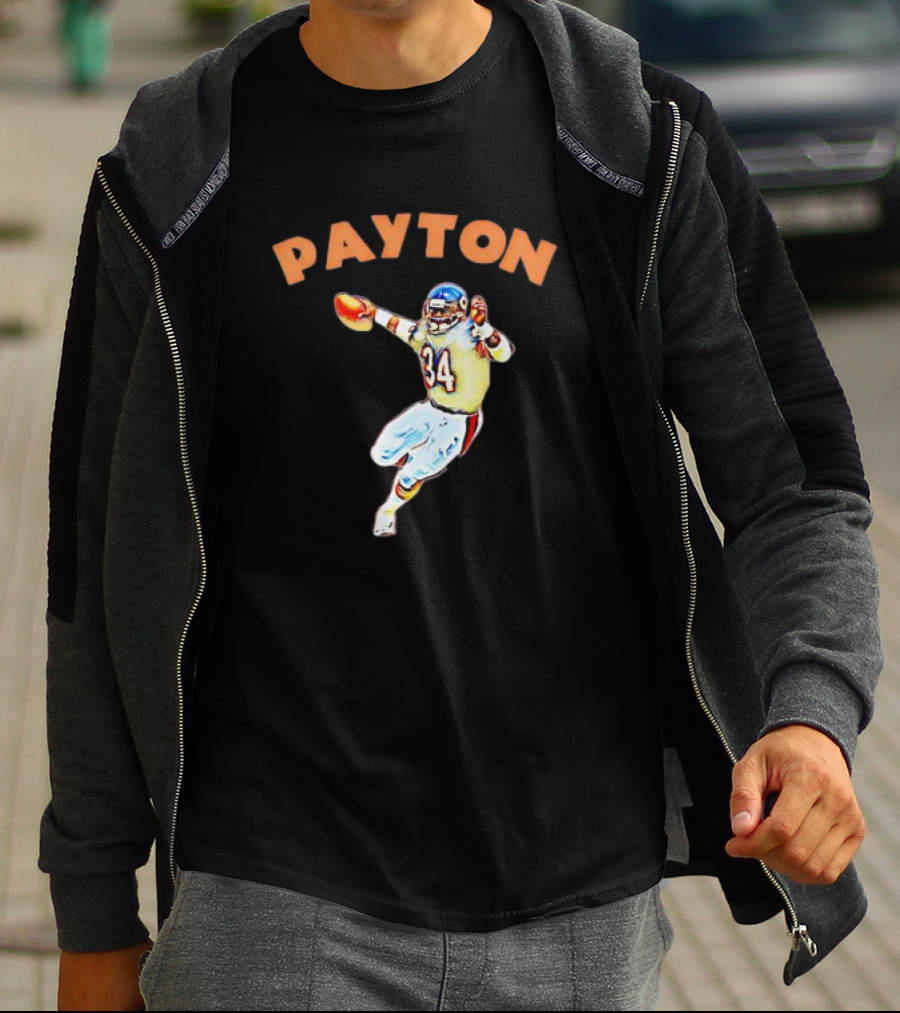 Payton 34 Chicago Football T-Shirt
