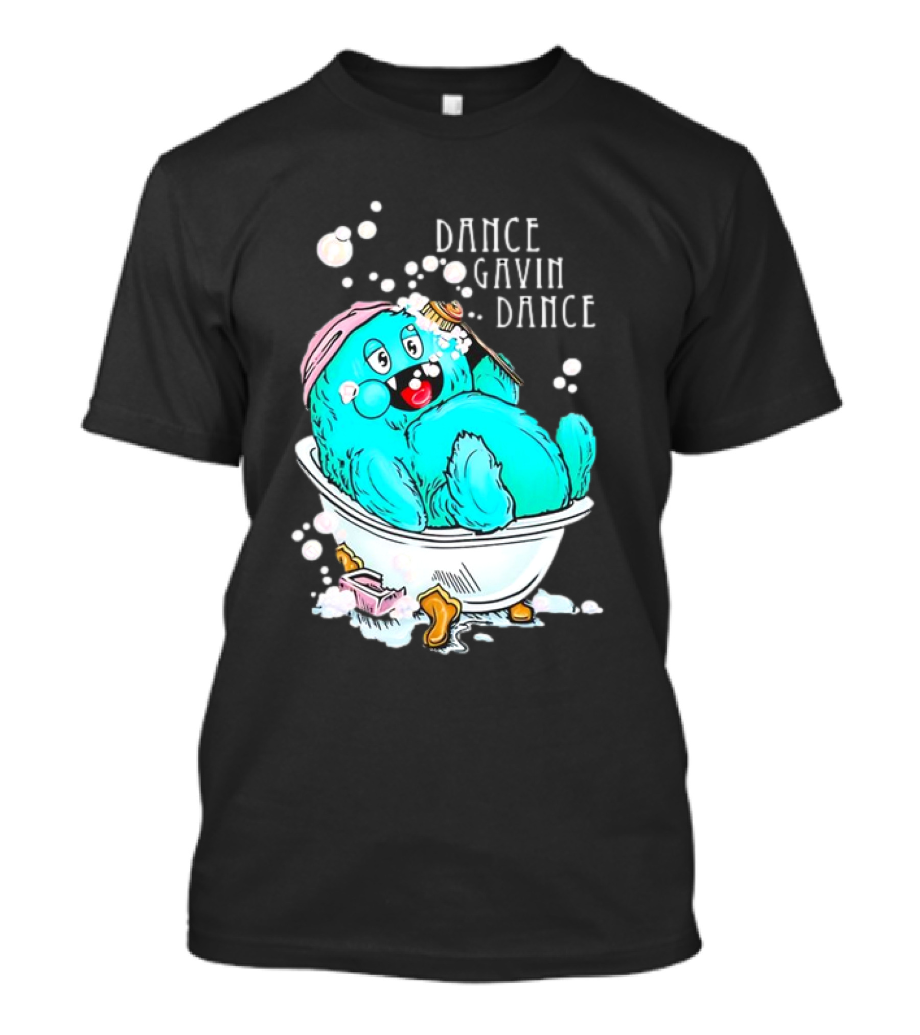 Dance Gavin Dance Band Happy Gobby In Bathtub T-Shirt