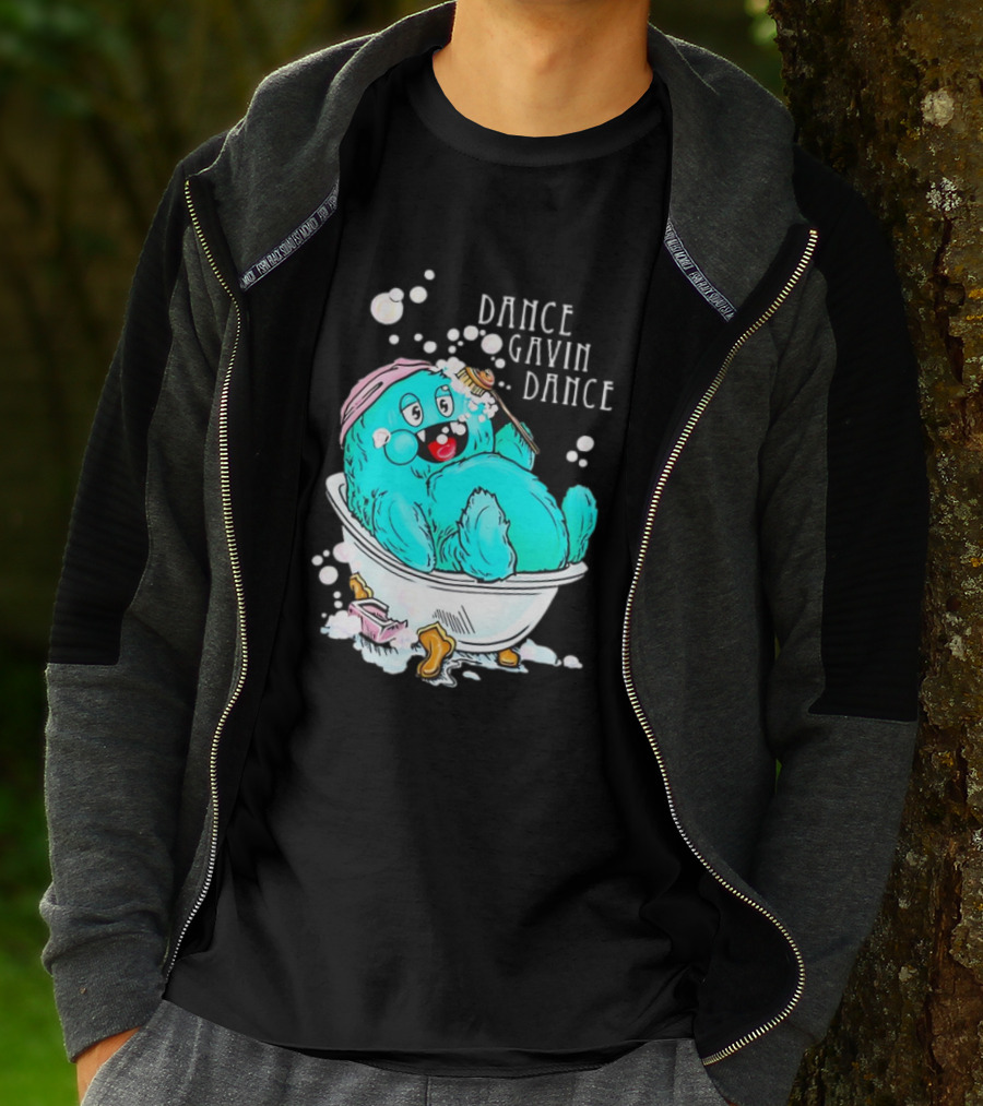 Dance Gavin Dance Band Happy Gobby In Bathtub T-Shirt