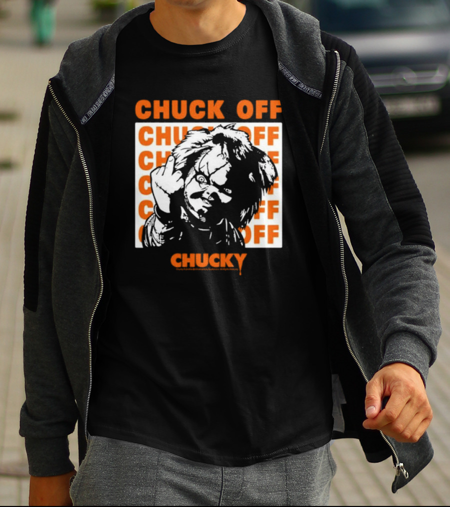 Chuck Off Chucky Horror Icon Society T-Shirt