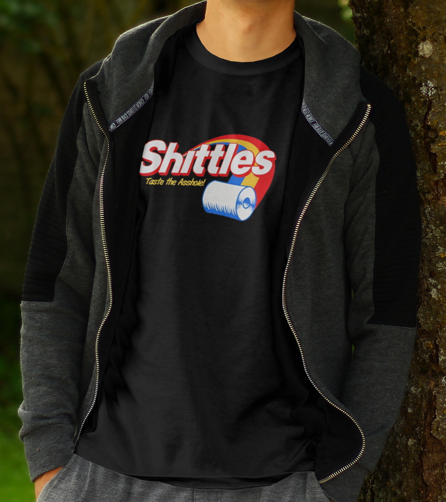 Shittles Taste The Asshole Toilet Paper T-Shirt