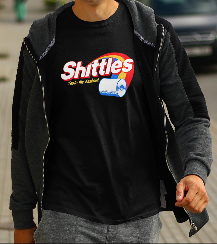Shittles Taste The Asshole Toilet Paper T-Shirt