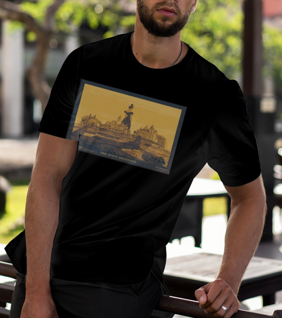 The Avett Brothers Historic Hotel Silhouette Rady Shell Jacobs Park San Diego October 06 T-Shirt