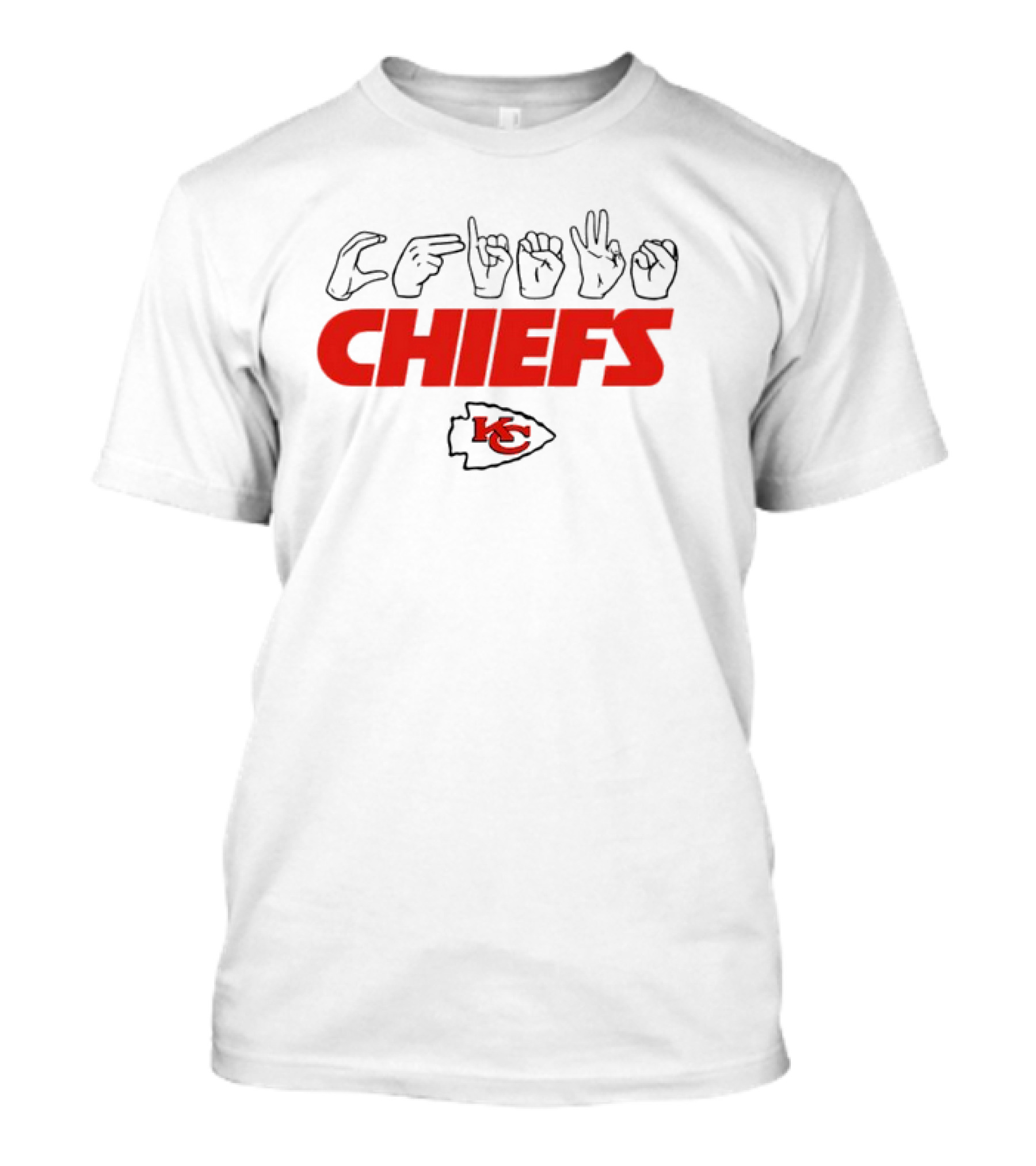 Chiefs Love Sign KC Arrowhead Football Chiefs T-Shirt