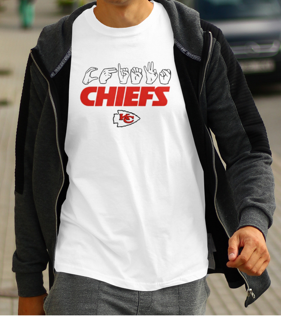 Chiefs Love Sign KC Arrowhead Football Chiefs T-Shirt