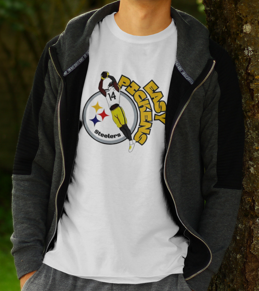 Easy Pickens Steelers Pittsburgh Football Dog Pet T-Shirt