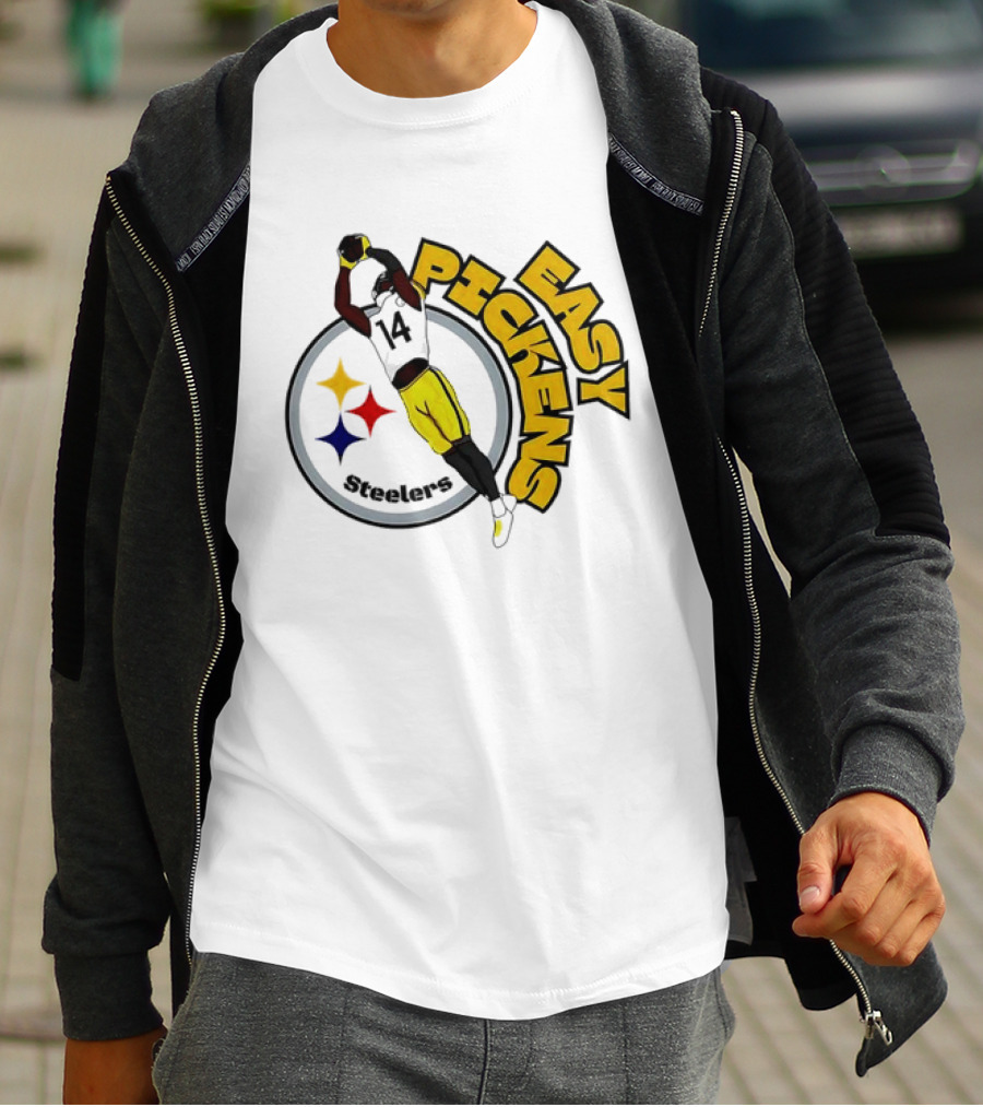 Easy Pickens Steelers Pittsburgh Football Dog Pet T-Shirt
