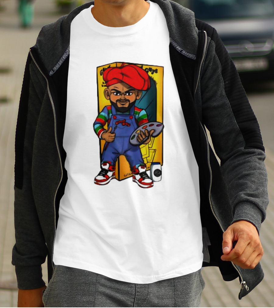 The Real McCoy JDX Cartoon Artist With Palette And Brush T-Shirt