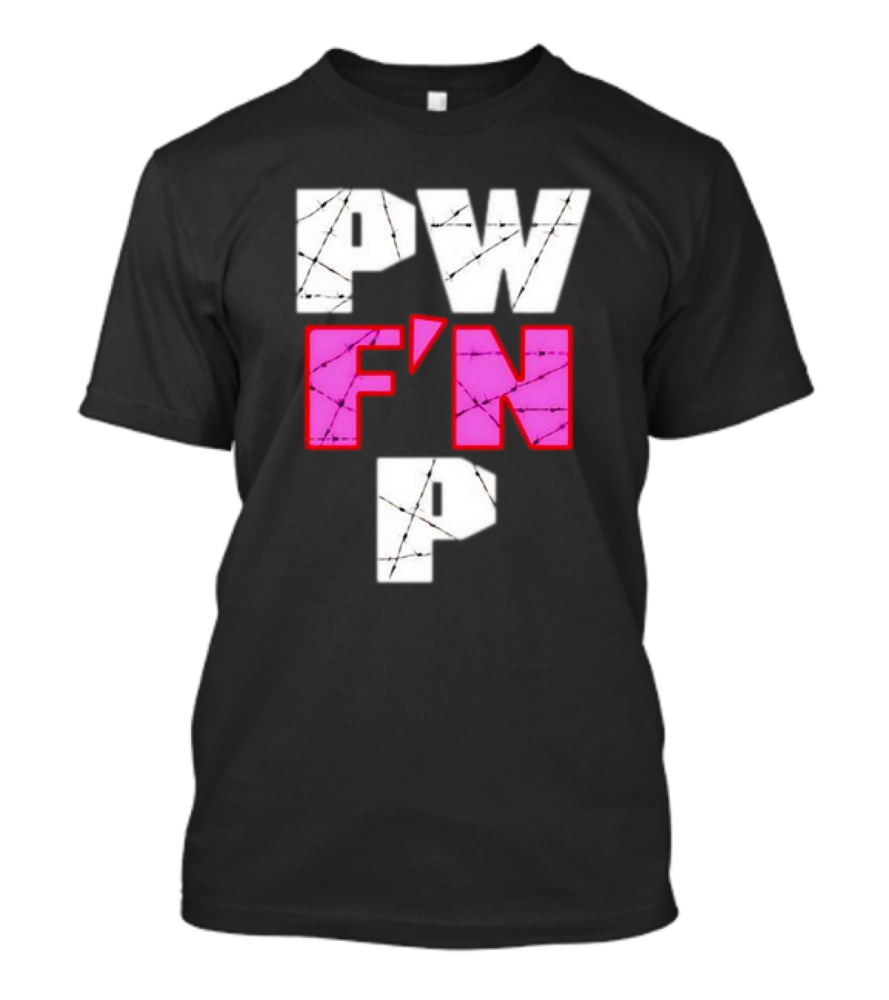 Chris Havius PW F’N P Retro Barbed Wire T-Shirt