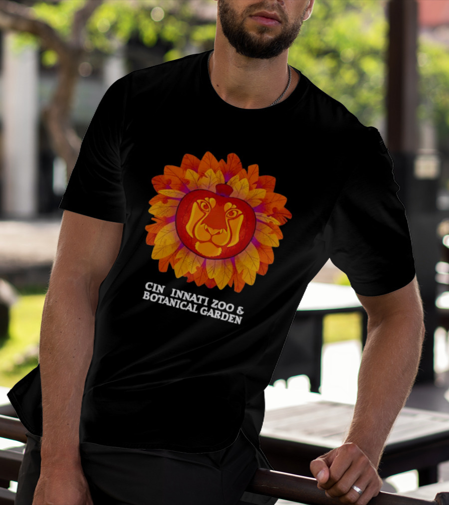 Lion Pumpkin Glow Cincinnati Zoo And Botanical Garden T-Shirt