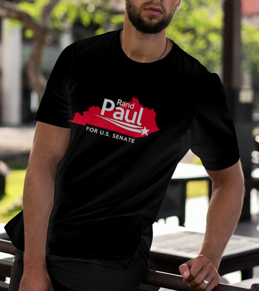 Rand Paul For U.S. Senate Kentucky Map Campaign T-Shirt