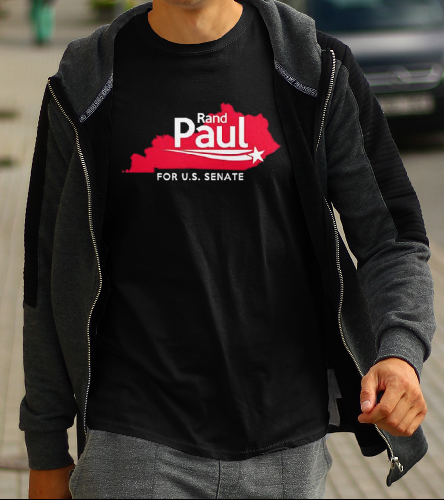 Rand Paul For U.S. Senate Kentucky Map Campaign T-Shirt