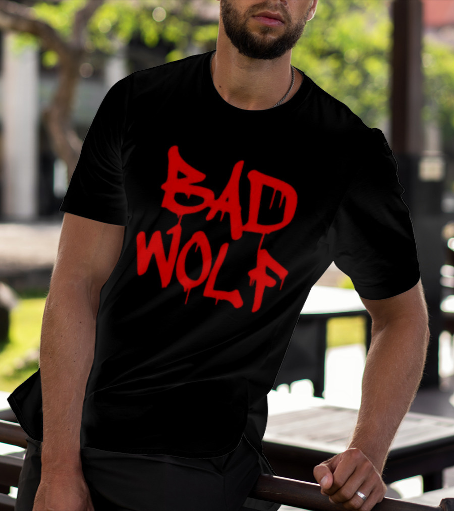 Weaver Bad Wolf Dripping Red Graffiti T-Shirt