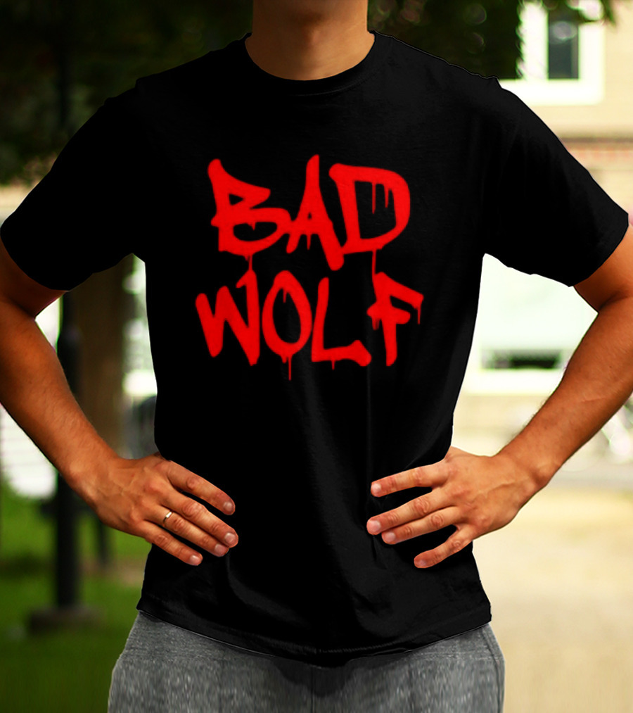 Weaver Bad Wolf Dripping Red Graffiti T-Shirt
