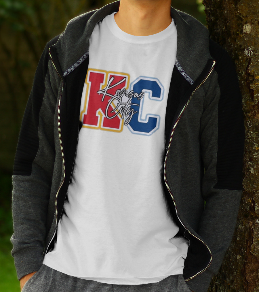 Kansas City Chiefs Royals Red Blue KC Kansas City T-Shirt