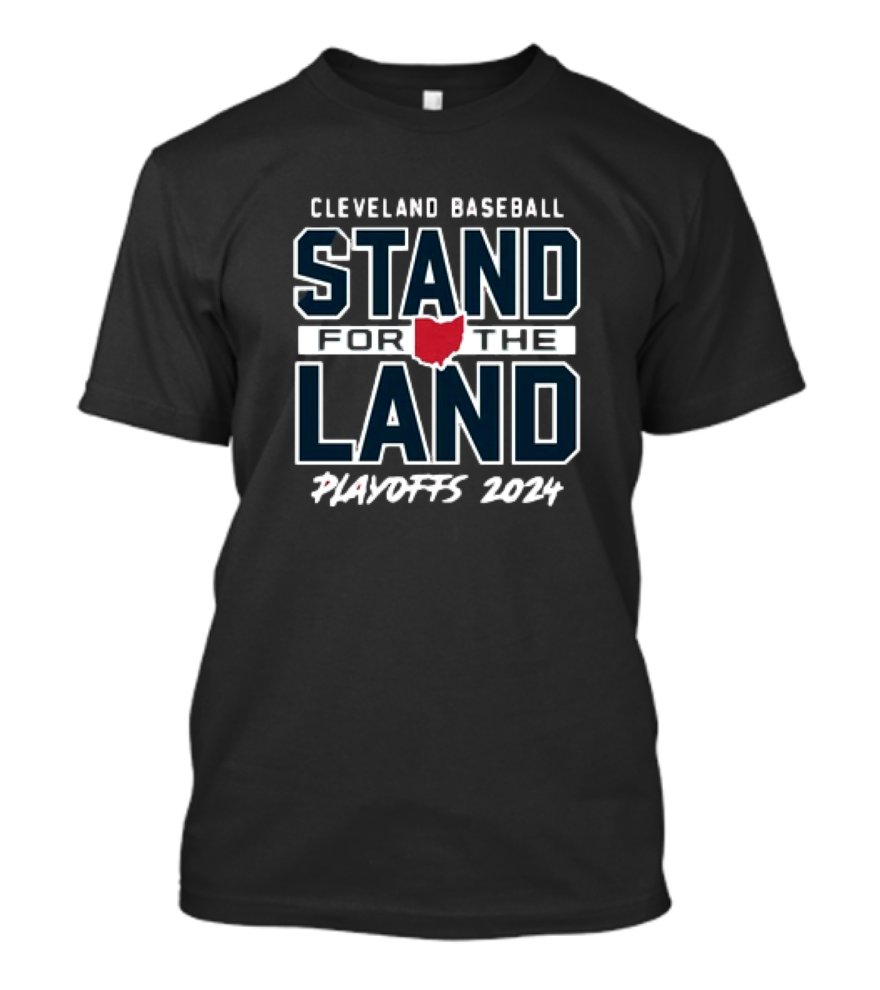 Cleveland Baseball Stand For The Land Playoffs T-Shirt