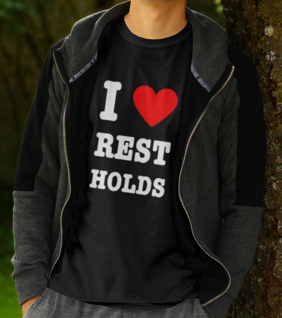I Love Rest Holds Wrestling Fan T-Shirt