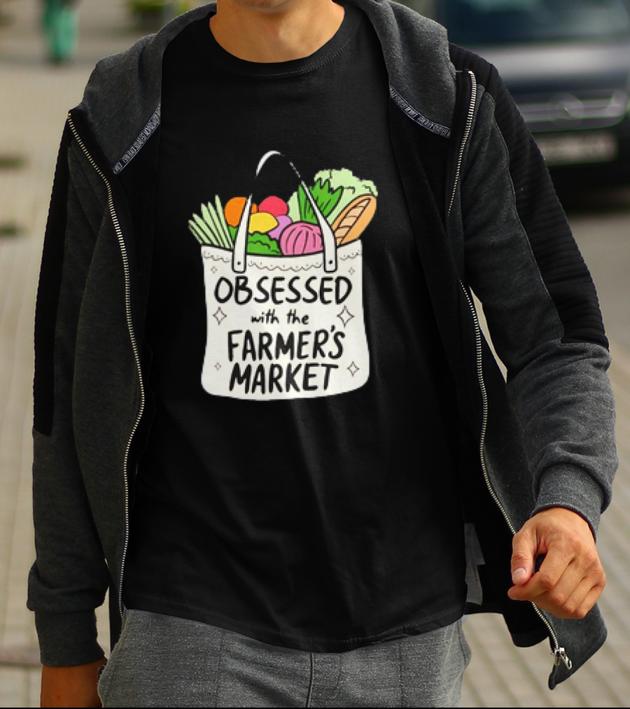 Obsessed With The Farmer’s Market Vegetables Tote Bag T-Shirt