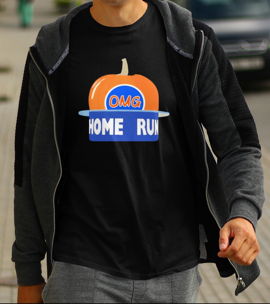 Playoff Pumpkin OMG Home Run New York T-Shirt