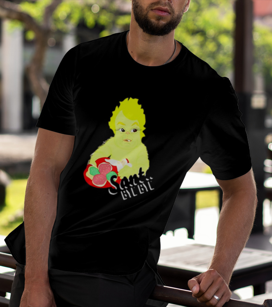 Retro Baby Grinch Santa Bye Bye T-Shirt