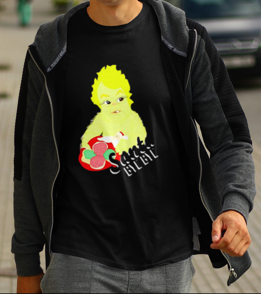 Retro Baby Grinch Santa Bye Bye T-Shirt