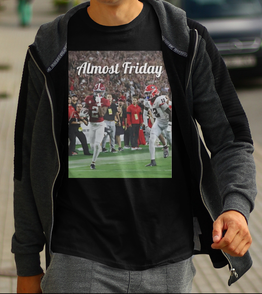 Almost Friday Ryan Williams Alabama Football Action T-Shirt