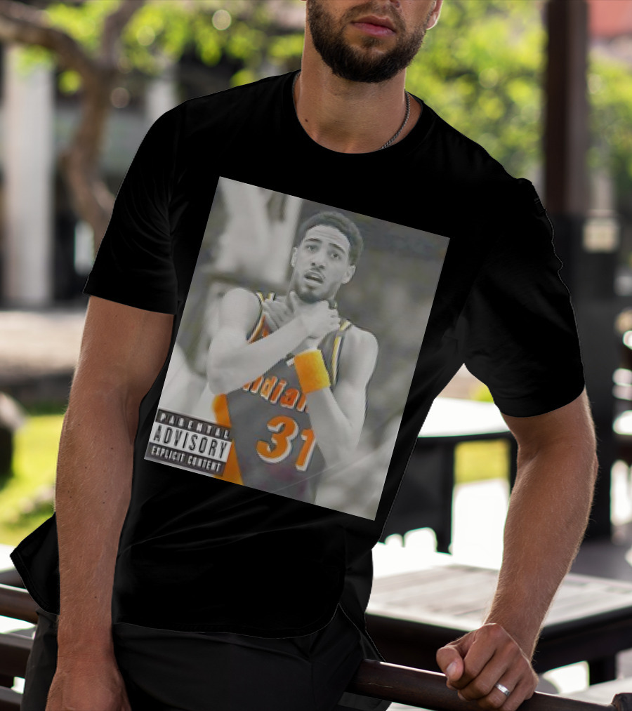 Tyrese Haliburton X Reggie Miller Indiana Pacers Knicks Killers Parental Advisory 31 T-Shirt