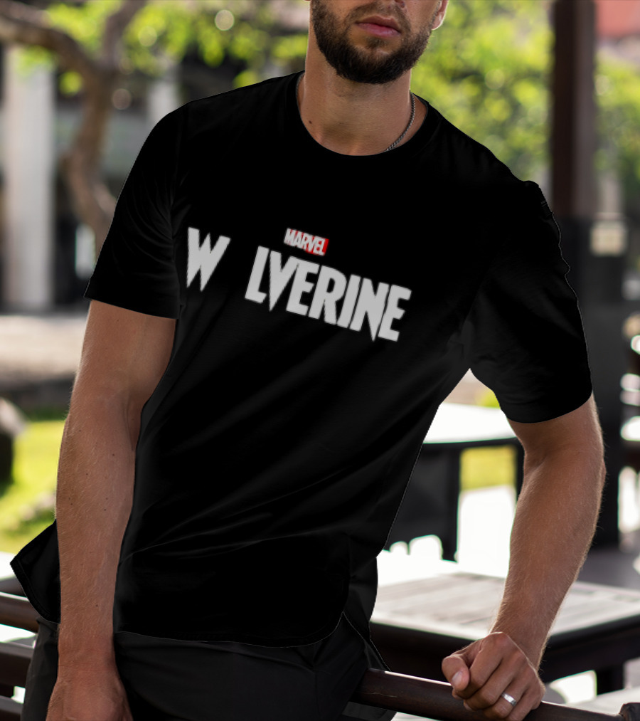Marvel Wolverine Retro Style Iconic Branding T-Shirt