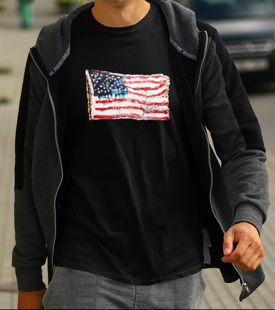 Mezak Art Old Glory US Flag Classic American T-Shirt