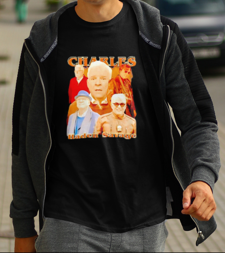 Charles Haden Savage Steve Martin Vintage Bootleg T-Shirt