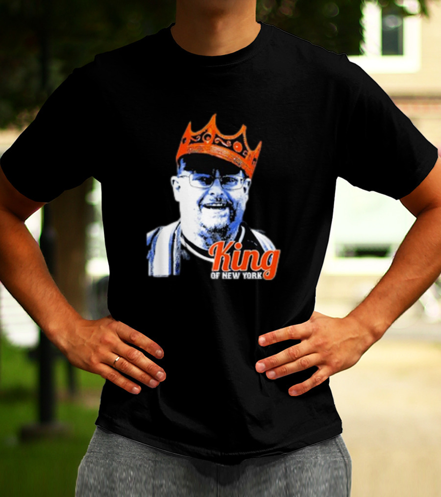 King Of New York Baseball Frank Fleming T-Shirt