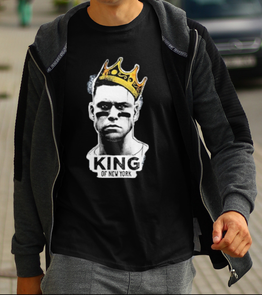 New York Yankees Aaron Judge King Of New York Crown T-Shirt