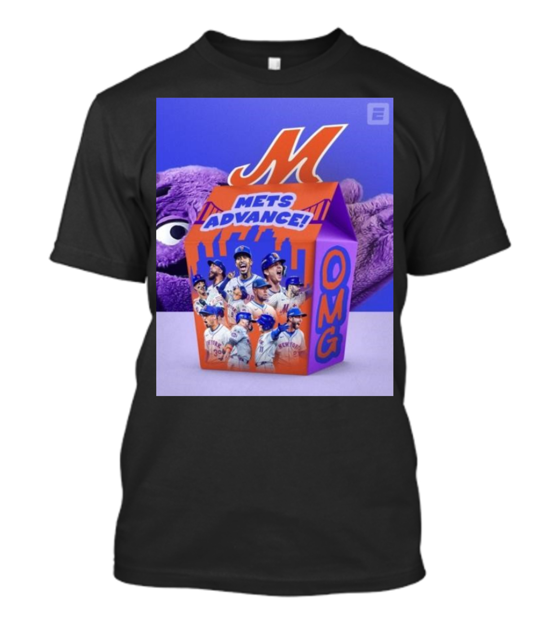 OMG Mets Advance Moving On To The NLCS T-Shirt