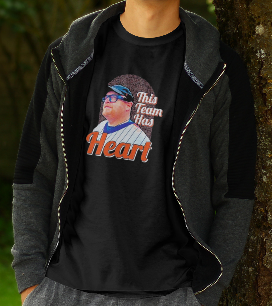 Frank Fleming This Team Has Heart New York Mets T-Shirt