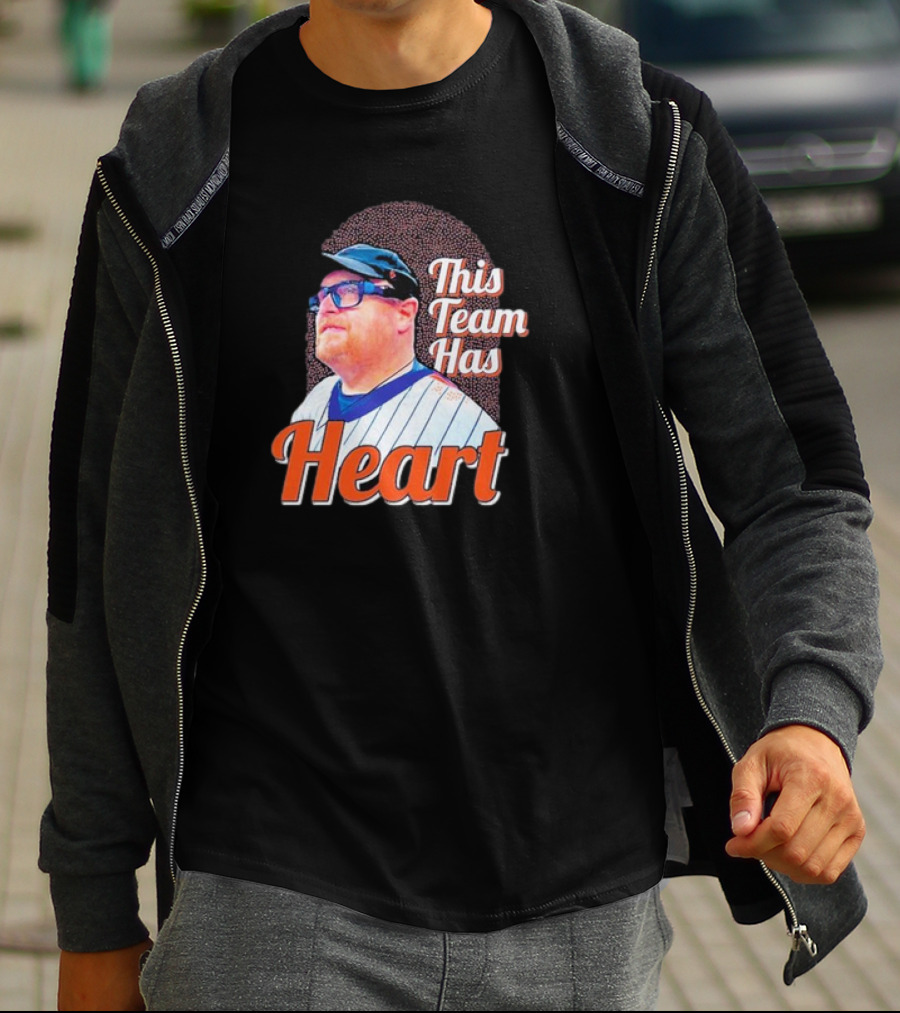 Frank Fleming This Team Has Heart New York Mets T-Shirt