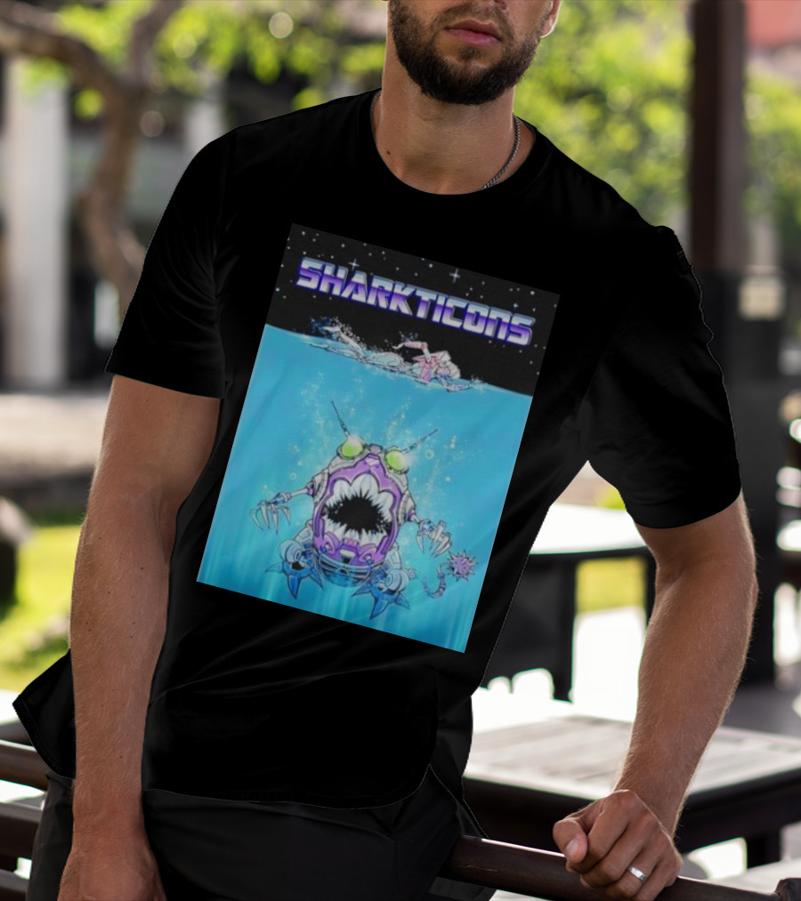 Sharkticons Underwater Robot Monsters T-Shirt
